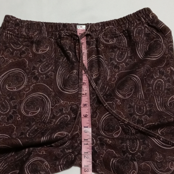 NWT Zara Women's Paisley Print Straight Pants. Size S. Color Purple. - Picture 6 of 12
